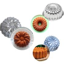 Kit 3 Formas Suiça Decorada 3 Peças 18cm Marca Caparroz ballerine decorada - n02 - girassol