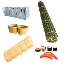 Kit 3 Formas Sushiman Molde fazer Sushi em Casa Esteira Comida Japonesa