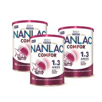 Kit 3 Fórmula Infantil Nanlac Comfor 800g cada