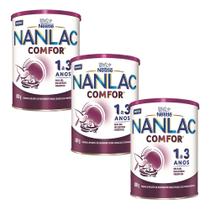 Kit 3 Fórmula Infantil Nanlac Comfor 800g Cada