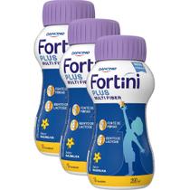 Kit 3 Fortini Multi Fiber Baunilha 200ml Kit 3 Fortini Multi Fiber Baunilha 200ml