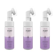 Kit 3 Fortskin Mousse Facial Com Massageador 150ml - Fortlife
