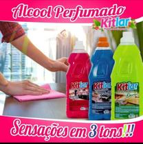 Kit 3 fragrâncias de álcool perfurmado 2 litros cada