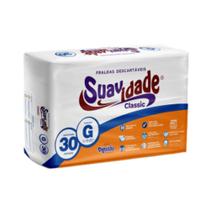 Kit 3 Fralda Geriatrica Descartavel Suavidade Classic Kit 3 Fralda Geriatrica Descartavel Suavidade Classic