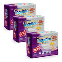 Kit 3 Fralda Infantil Bebe Toquinho Diguinho Atacado Barato