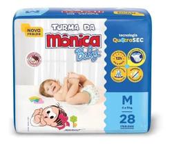 Kit 3 Fralda Turma da Mônica Baby Jumbo M