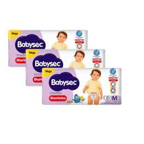 Kit 3 Fraldas Babysec Shortinho Pants Galinha Pintadinha Premium M com 30 unidades Kit 3 Fraldas Babysec Shortinho Pants Galinha Pintadinha Premium M com 30 unidades
