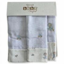 Kit 3 Fraldas Bebê Multiuso Ombro Boca Enxoval Cor:Urso Dino Kit 3 Fraldas Bebê Multiuso Ombro Boca Enxoval Cor:Urso Dino