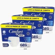 Kit 3 Fraldas Calça Descartável Geriátrica Adulto Confort Master Pants - Tamanho PM GXG Kit 3 Fraldas Calça Descartável Geriátrica Adulto Confort Master Pants - Tamanho PM GXG
