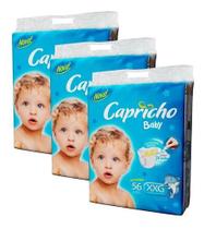 Kit 3 fraldas capricho baby xxg / 56 168