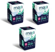 Kit 3 fraldas geriatricas pacote com 07 tiras maxi confort - gg Kit 3 fraldas geriatricas pacote com 07 tiras maxi confort - gg