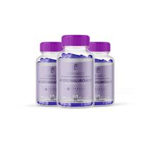 Kit 3 Frascos Ácido Hialurônico + Colágeno Hidrolisado Rejuvenescedor