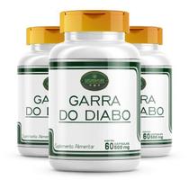 Kit 3 Frascos Cáps Garra Do Diabo - Harpagophytum Procumbens