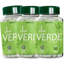 Kit 3 Frascos Chá Verde Extrato Natural Green Suplemento Puro Natural 180 Capsulas multivitamínico Kit 3 Frascos Chá Verde Extrato Natural Green Suplemento Puro Natural 180 Capsulas multivitamínico