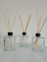 KIT 3-Frascos de Vidro Texas Diamante p/dIfusor de Ambiente KIT 3-Frascos de Vidro Texas Diamante p/dIfusor de Ambiente