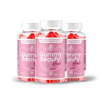 Kit 3 Frascos Gummy Beauty Hair Fortalecimento e Crescimento para Cabelo