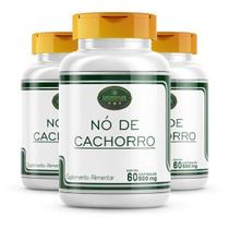 Kit 3 Frascos Nó De Cachorro 100% Natural 180 Cápsulas 500Mg