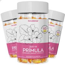 Kit 3 Frascos Óleo de Prímula Gelatinosas Vitamina E Borragem Linhaça Femme 180 Cápsulas Suplemento Alimentar Natural Kit 3 Frascos Óleo de Prímula Gelatinosas Vitamina E Borragem Linhaça Femme 180 Cápsulas Suplemento Alimentar Natural