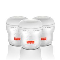 Kit 3 Frascos para Armazenar Leite 150 ml Moms Essentials Frisher Price - BB1077 - Fisher Price