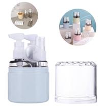 Kit 3 Frascos Spray Reutilizáveis para Viagem Passeio Cosméticos Xampu Shampoo Condicionador Perfume Organização Praticidade