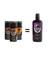 KIT 3 Frascos Tônico para crescimento da Barba + Shampoo Sândalo KIT 3 Frascos Tônico para crescimento da Barba + Shampoo Sândalo