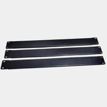 Kit 3 frente falsa rack servidores telecom 1u 19 polegadas