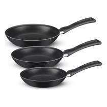 Kit 3 Frigideiras Basic Ø18/Ø20/Ø24 Preto - Rochedo