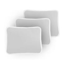 Kit 3 Fronha Lisa Para Travesseiro Bebê 30X40Cm Cinza