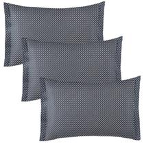 Kit 3 Fronhas 3 Abas 4cm Altenburg Toque Acetinado Aveludado Slim Marinho 50cm x 70cm Kit 3 Fronhas 3 Abas 4cm Altenburg Toque Acetinado Aveludado Slim Marinho 50cm x 70cm