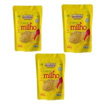 Kit 3 Fubá De Milho Farinha Sem Glúten Vegano Ecobio 400g Kit 3 Fubá De Milho Farinha Sem Glúten Vegano Ecobio 400g