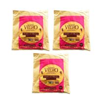 Kit 3 Fubá de Milho Orgânico para Bolo Broa e Angu Mano Velho 1,5 Kg