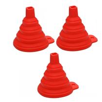 Kit 3 Funis Silicone Flexíveis Cozinha 9Cmx7,5Cm Class Hom Kit 3 Funis Silicone Flexíveis Cozinha 9Cmx7,5Cm Class Hom