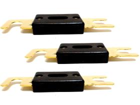 Kit 3 Fusível Technoise Som Automotivo Tipo Faca de 200A Kit 3 Fusível Technoise Som Automotivo Tipo Faca de 200A