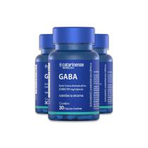 Kit 3 Gaba Ácido Gama Aminobutírico Catarinense 30 Cápsulas