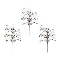 Kit 3 Galho Pick Natalino Luxuoso Cobre e Dourado 80CM - Magizi Kit 3 Galho Pick Natalino Luxuoso Cobre e Dourado 80CM - Magizi