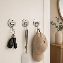 Kit 3 Gancho Adesivo Multiuso Organizador Com Parafuso Parede Pendurar Itens Leves Chaves Toalhas Utensílios Cozinha Banheiro Casa Kit 3 Gancho Adesivo Multiuso Organizador Com Parafuso Parede Pendurar Itens Leves Chaves Toalhas Utensílios Cozinha Banheiro Casa