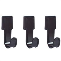 Kit 3 Ganchos De Parede Adesivo Pano Toalha Banho Rosto Banheiro Cozinha - Toyplast