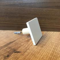 Kit 3 Ganchos de parede Mdf laminado Quadrado