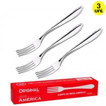 Kit 3 Garfos de Sobremesa em Aço Inox Original Line SL0206