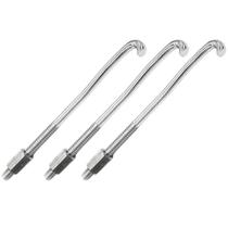 Kit 3 Garra Afinação Bongo Timbal Percussão 12cm + Porca