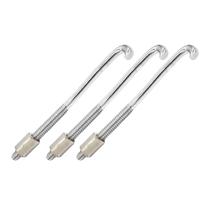 Kit 3 Garra Afinação Percussão 10Cm Cromo Com Porca Torelli Kit 3 Garra Afinação Percussão 10Cm Cromo Com Porca Torelli