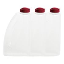 Kit 3 Garrafa Para Geladeira Água Suco Plástico 2l Plasvale - Cores