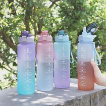 Kit 3 Garrafas Água 2L Squeeze Academia Escola Motivacional