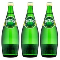 Kit 3 Garrafas Água Francesa com Gás Perrier 750ml Mineral Natural Importada Premium