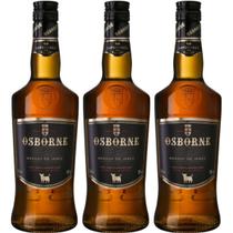 Kit 3 Garrafas Brandy De Jerez Osborne Original 700ml Kit 3 Garrafas Brandy De Jerez Osborne Original 700ml
