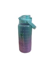 Kit 3 Garrafas D'água Motivacional Squeeze Academia Adesivo