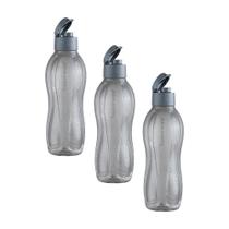 Kit 3 Garrafas de Água Tupperware Eco Tupper Chumbo 1L