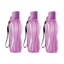 Kit 3 Garrafas de Água Tupperware Eco Tupper Lilás 500ml Kit 3 Garrafas de Água Tupperware Eco Tupper Lilás 500ml