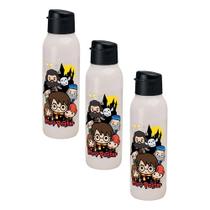 Kit 3 Garrafas de Água Tupperware Eco Tupper Redonda Plus Harry Potter Colorido 750ml Kit 3 Garrafas de Água Tupperware Eco Tupper Redonda Plus Harry Potter Colorido 750ml