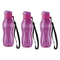 Kit 3 Garrafas de Água Tupperware Eco Tupper Roxa 310ml Kit 3 Garrafas de Água Tupperware Eco Tupper Roxa 310ml